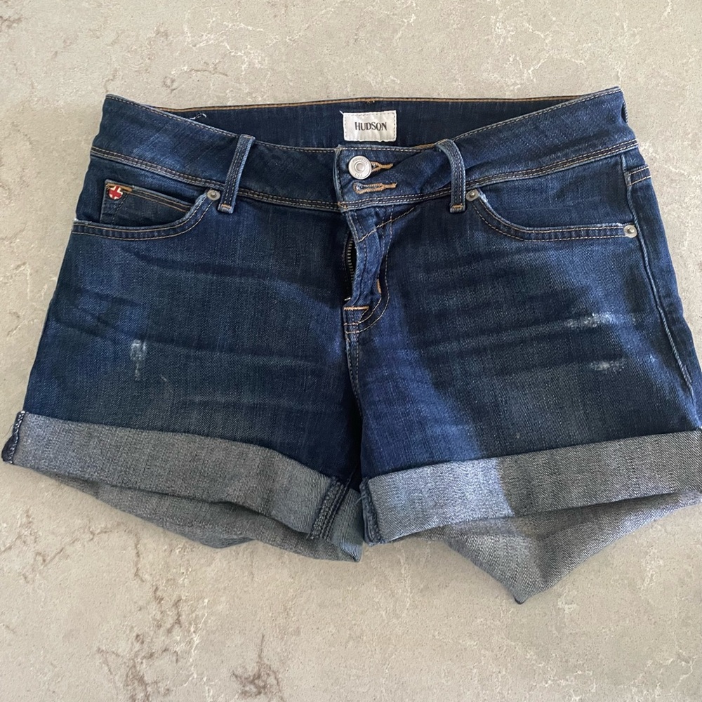 Hudson Distressed Jean shorts